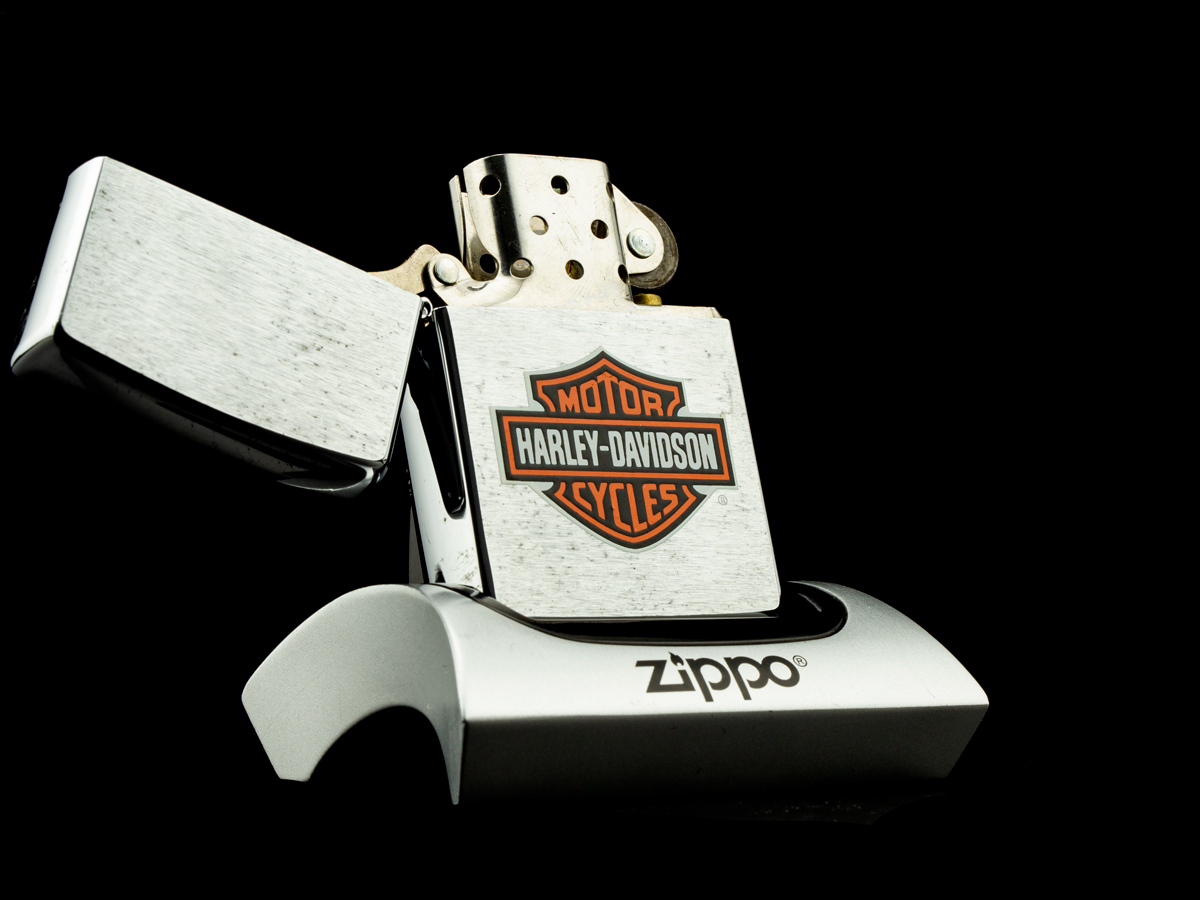 bat-lua-zippo-1997-harley-davidson-brushed-chrome-keychain-set-xiii-xe-moto