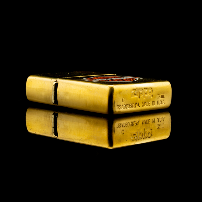 bat-lua-zippo-1997-harley-davidson-solid-brass-keychain-set-xiii-logo-xe