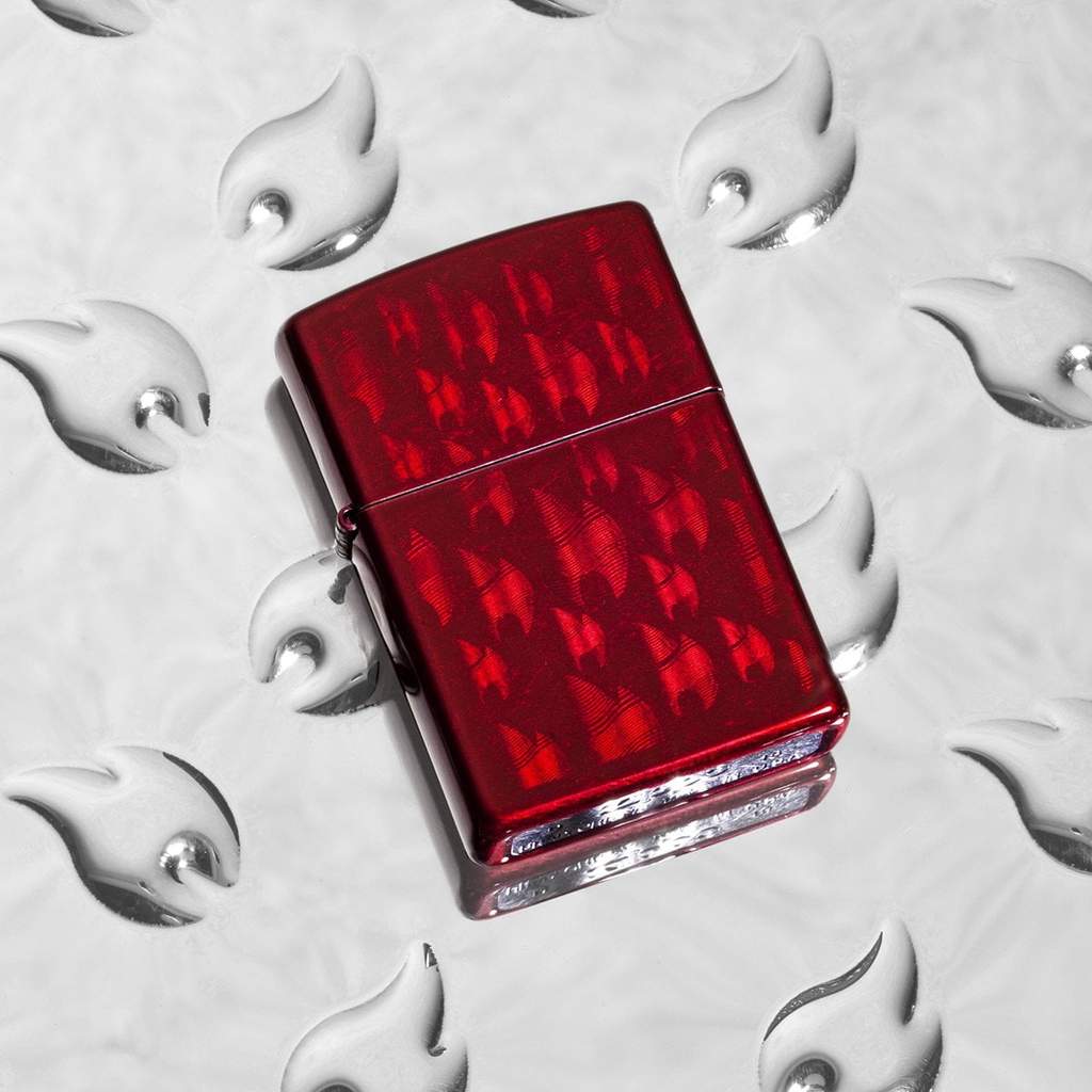 Zippo Iced Zippo Flame Design 29824