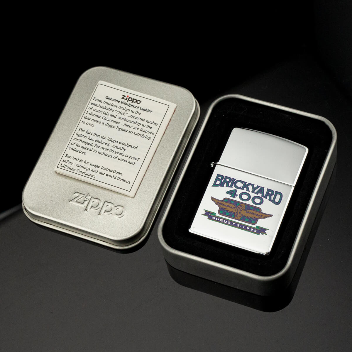 bat-lua-zippo-brickyard-400-high-polished-chrome-xi-1995-hang-xach-tay-usa