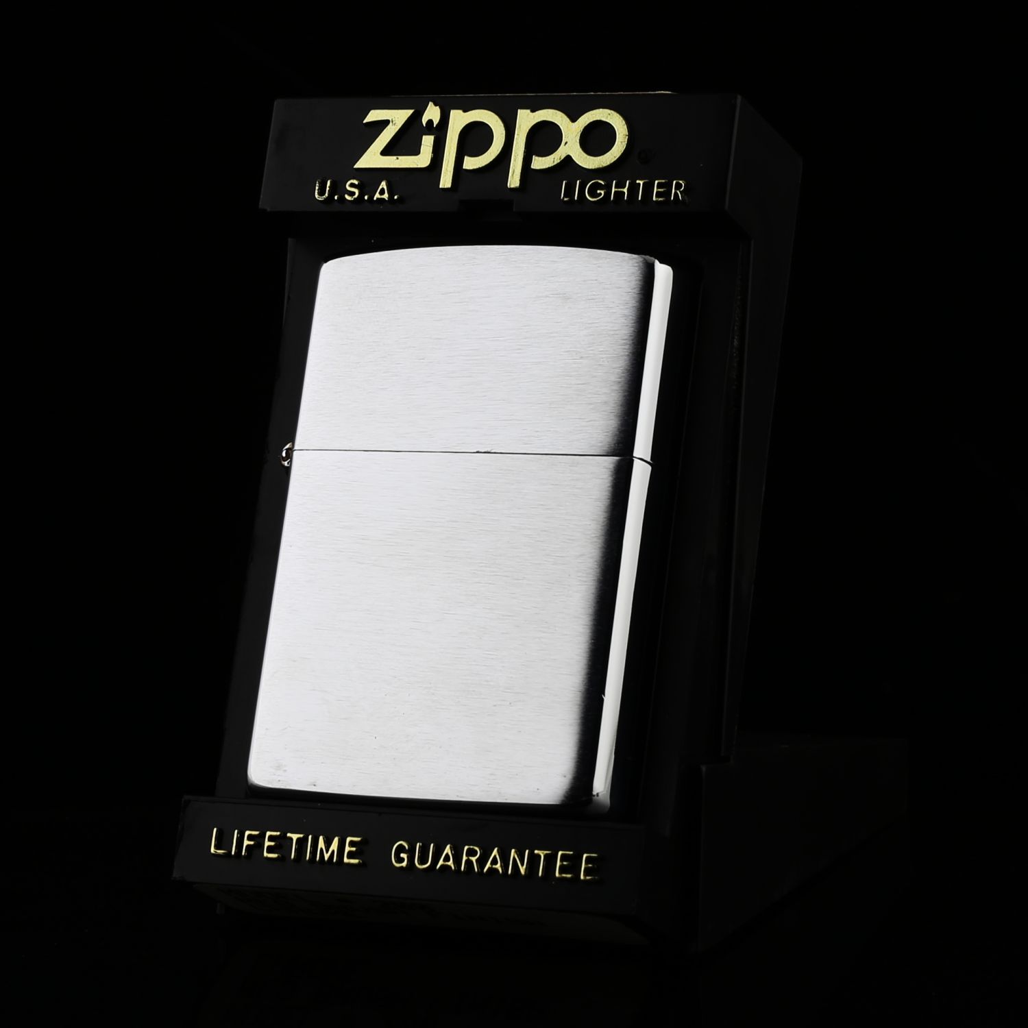 Zippo-Brush-Finish-Chrome-H-VIII-1992-hang-co-doc-la-limited