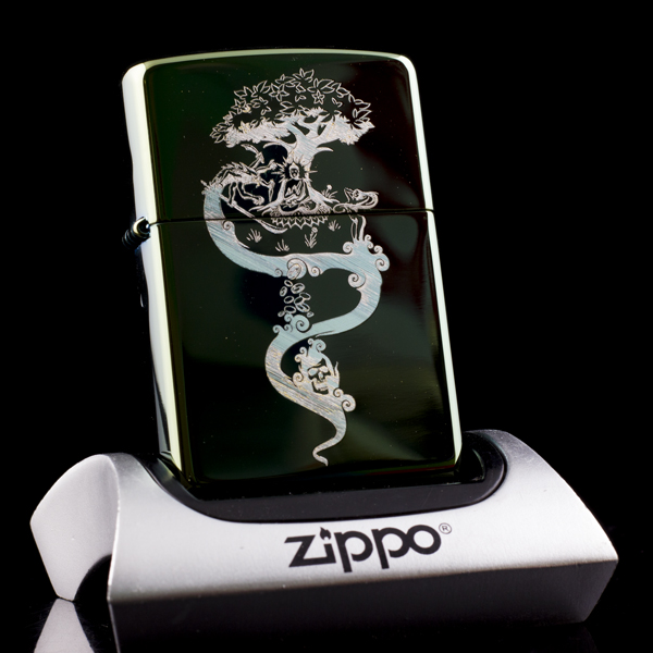 Zippo Khắc Phật Và Quỷ Cám Dỗ Mara chất lượng cao