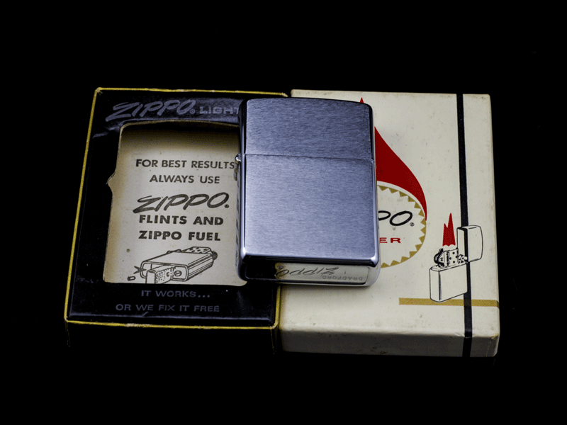 Zippo-Co-Brushed-Chrome-1-Gach-Thang-1973-chinh-hang-usa-my-uy-tin