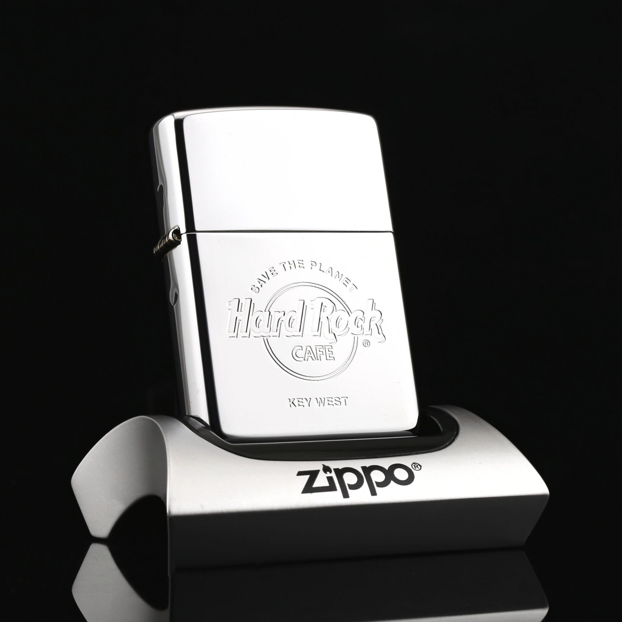 Zippo-HARD-ROCK-CAFE-SAVE-THE-PLANET-KEY-WEST-XVI-2000-zippo-la-ma-quy-hiem