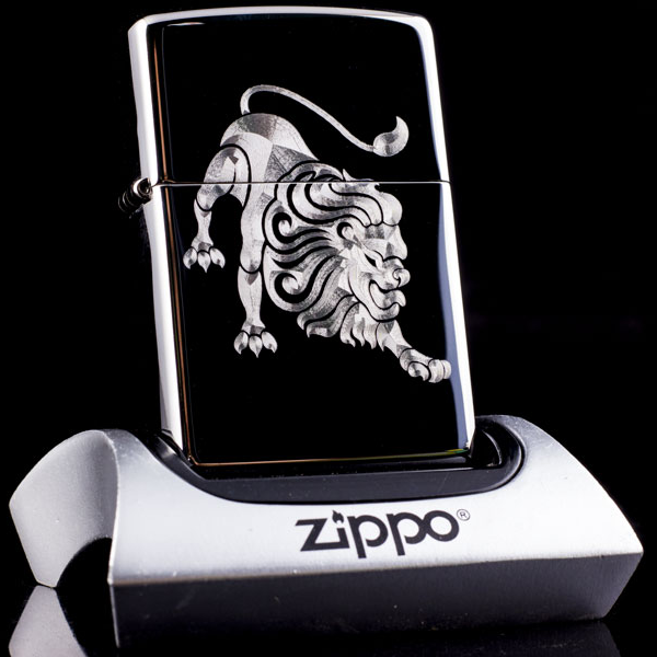 Zippo Khắc 12 Cung Hoàng Đạo Sư Tử - Leo chất lượng