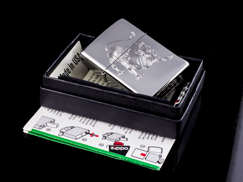 Zippo Khắc 12 Cung Hoàng Đạo Sư Tử - Leo độc đáo