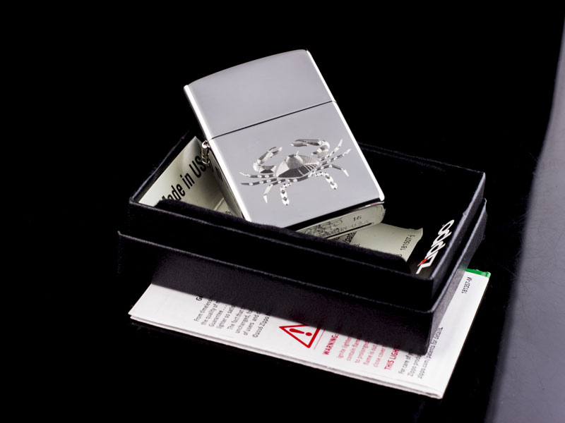 Zippo Khắc 12 Cung Hoàng Đạo Cự Giải - Cancer xách tay