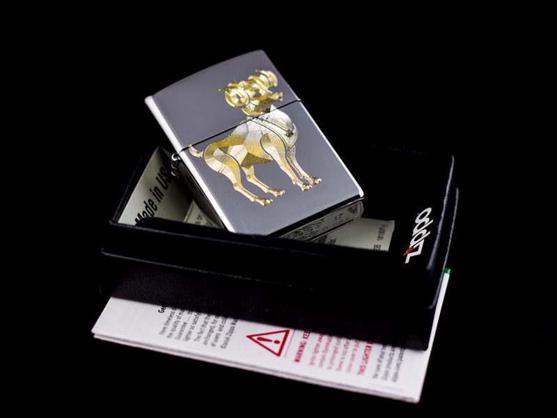 Zippo Khắc 12 Cung Hoàng Đạo Bạch Dương - Aries cao cấp