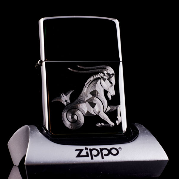 Zippo Khắc 12 Cung Hoàng Đạo Ma Kết - Capricorn xách tay