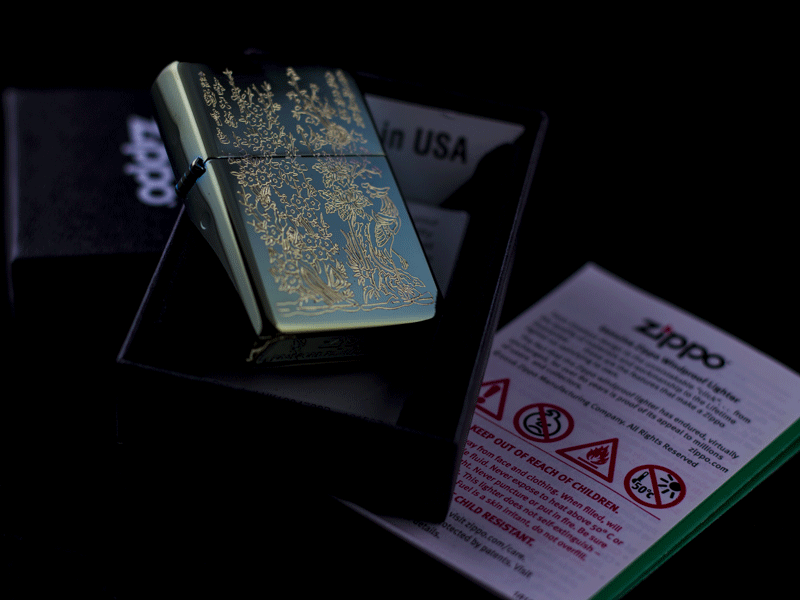 Zippo Khắc Hai Mặt Mai Cúc Tùng Lan ý nghĩa