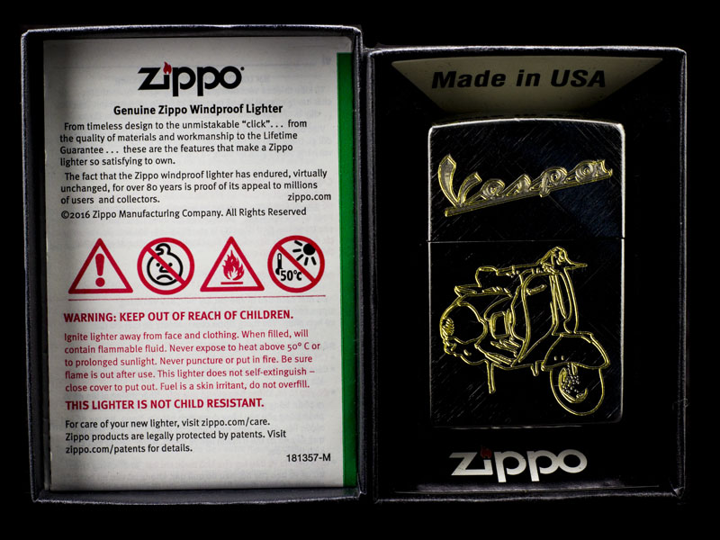 zippo khắc cao cấp vespa hàng chính hãng usa chất lượng cao
