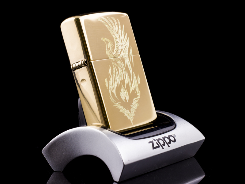 Zippo Khắc Phượng Hoàng Lửa chất lượng cao