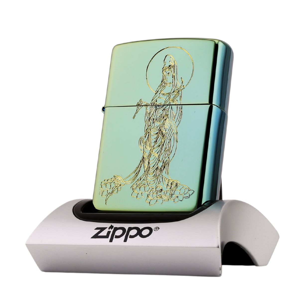 Zippo Ngọc Quan Âm phong thuy