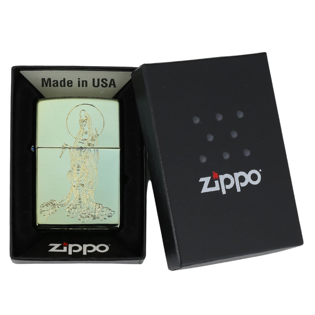 Zippo Ngọc Quan Âm độc đáo