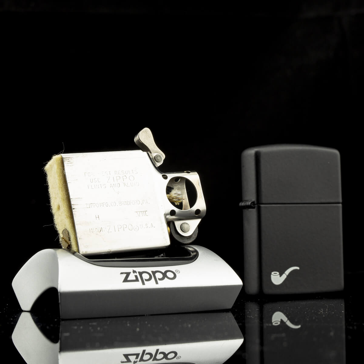 bat-lua-zippo-pipe-black-matte-1992-viii-tau-den-zippo-hut-can