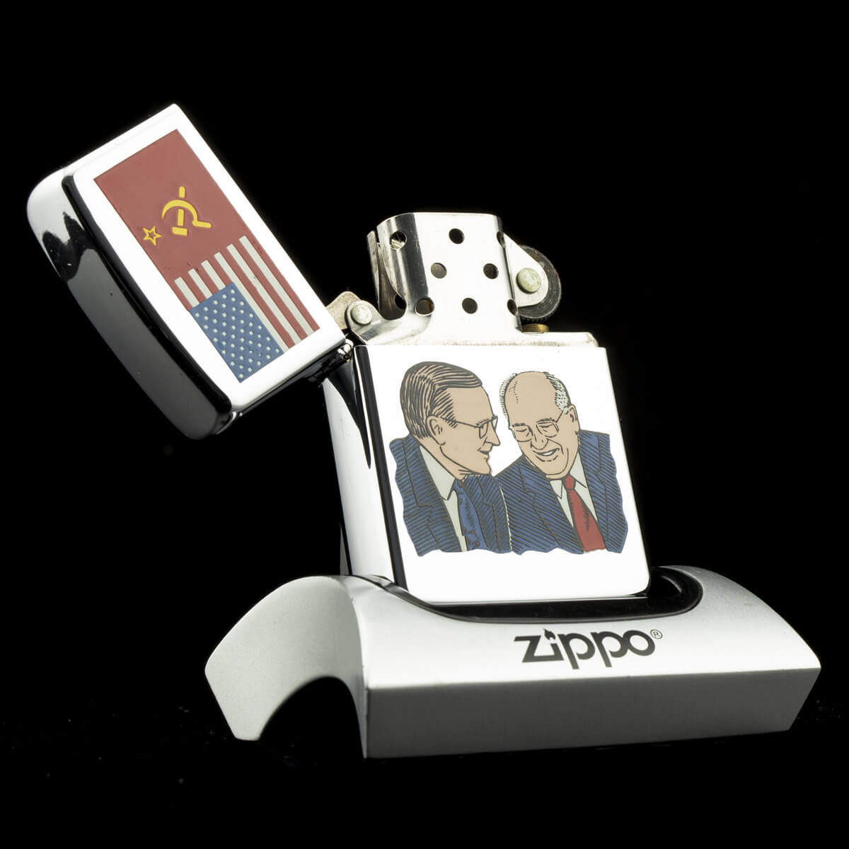 hot-quet-zippo-ronald-reagan-and-mikhail-gorbachev-friendship-vi-1990-tinh-ban-lich-su