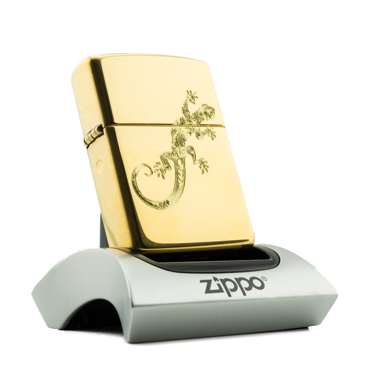 zippo-brass-khac-hoa-van -lizard -than-lan