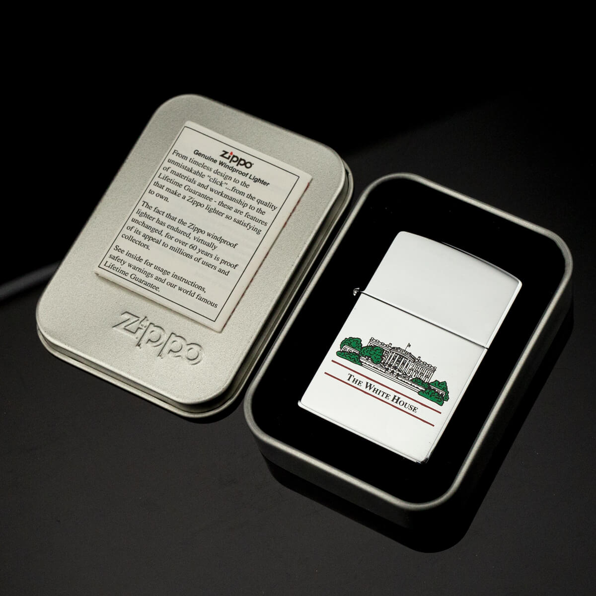 bat-lua-zippo-the-white-house-xii-1996-bieu-tuong-nha-trang-hiem-bieu-tuong-cua-nuoc-my