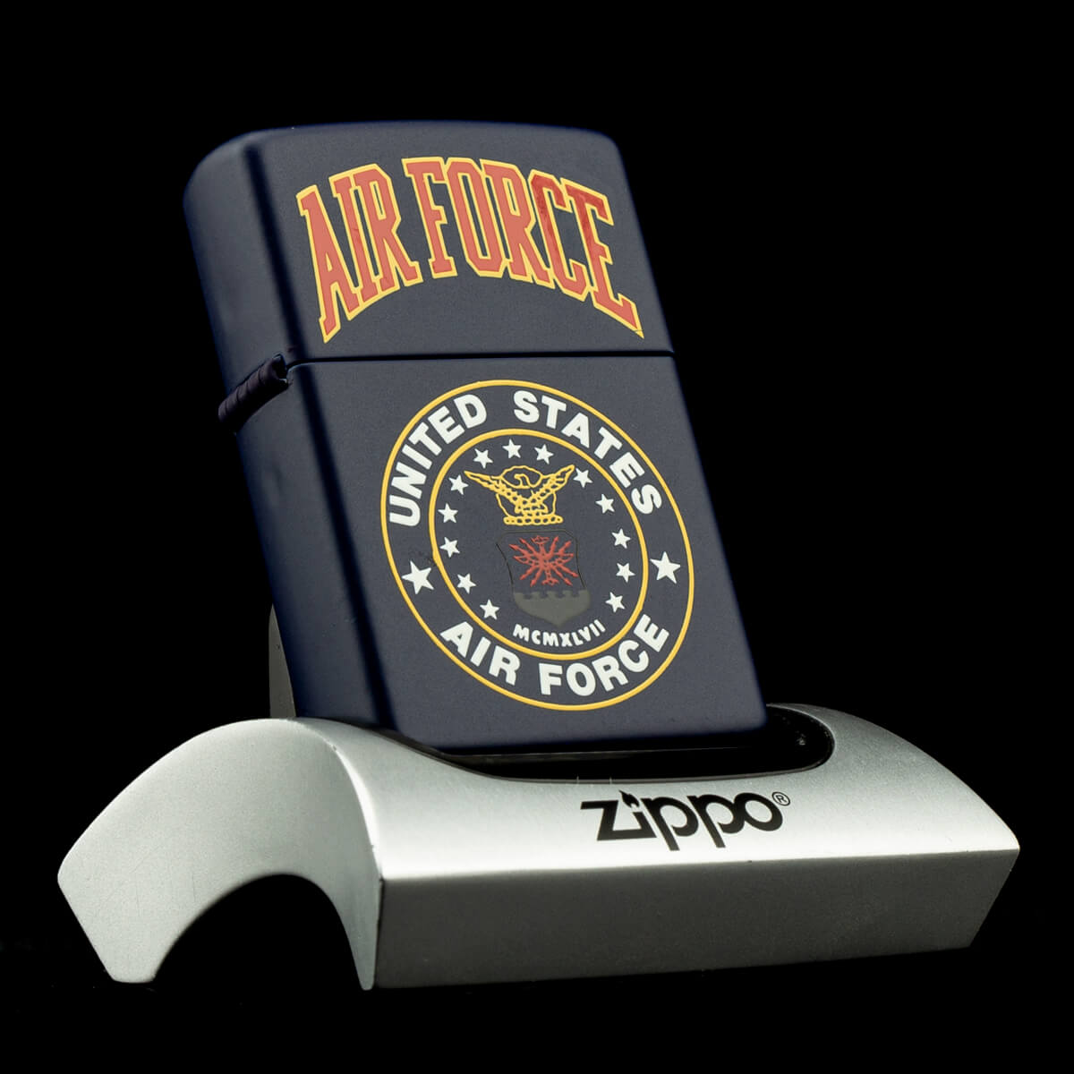 bat-lua-zippo-u-s-air-force-blue-royal-matte-xvi-2000-khong-quan-my