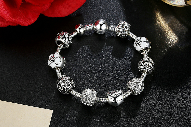 Vòng tay charm giá rẻ vtc02 trang sức mtj