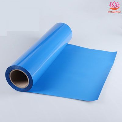 Decal chuyển nhiệt PVC Trung Quốc khổ 0,61x50m màu xanh da trời