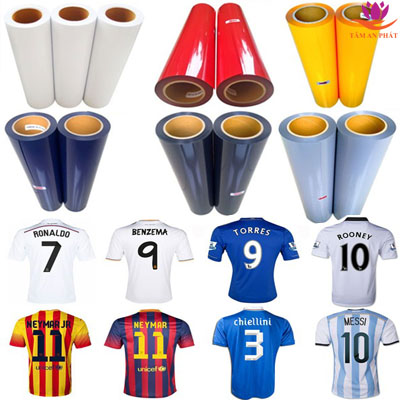 Decal in chuyển nhiệt ép áo đá bóng