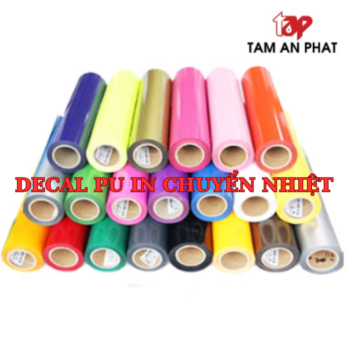 Decal PU in chuyển nhiệt
