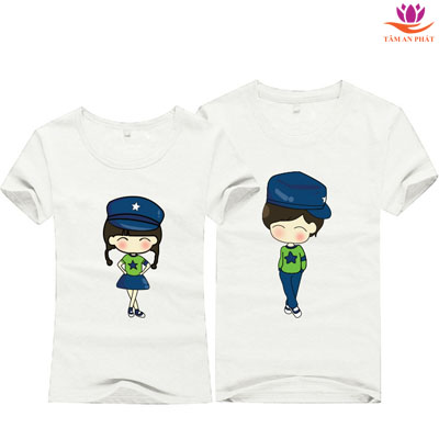 In hình ảnh decal nhiệt lên áo thun