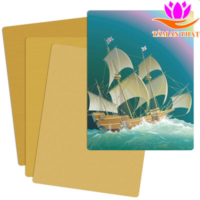 Phôi nhôm vàng in chuyển nhiệt