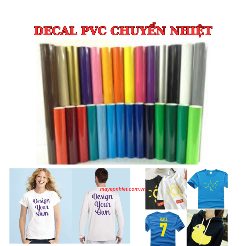 Decal PVC in chuyển nhiệt