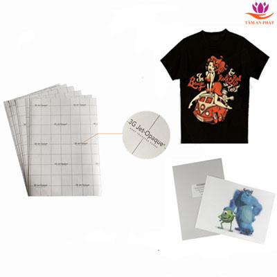 Phương pháp in chuyển nhiệt lên áo tối màu