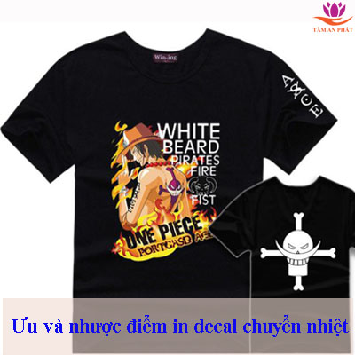 Ưu và nhược điểm in decal chuyển nhiệt