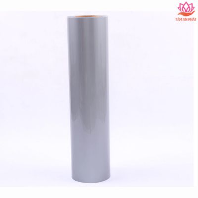 Decal chuyển nhiệt PVC Trung Quốc khổ 0,61x50m màu bạc silver