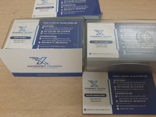 Card visit công ty du lịch
