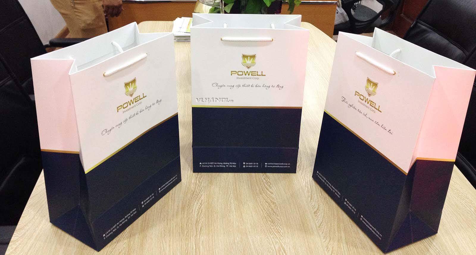 túi giấy shop thời trang đẹp