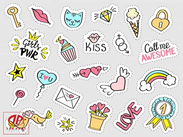 in sticker Hà Nội