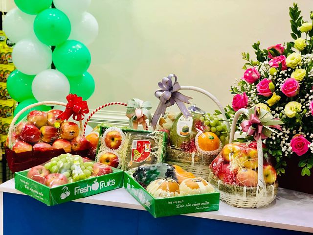 Khay hoa quả dựng 5kg - 7kg trái cây