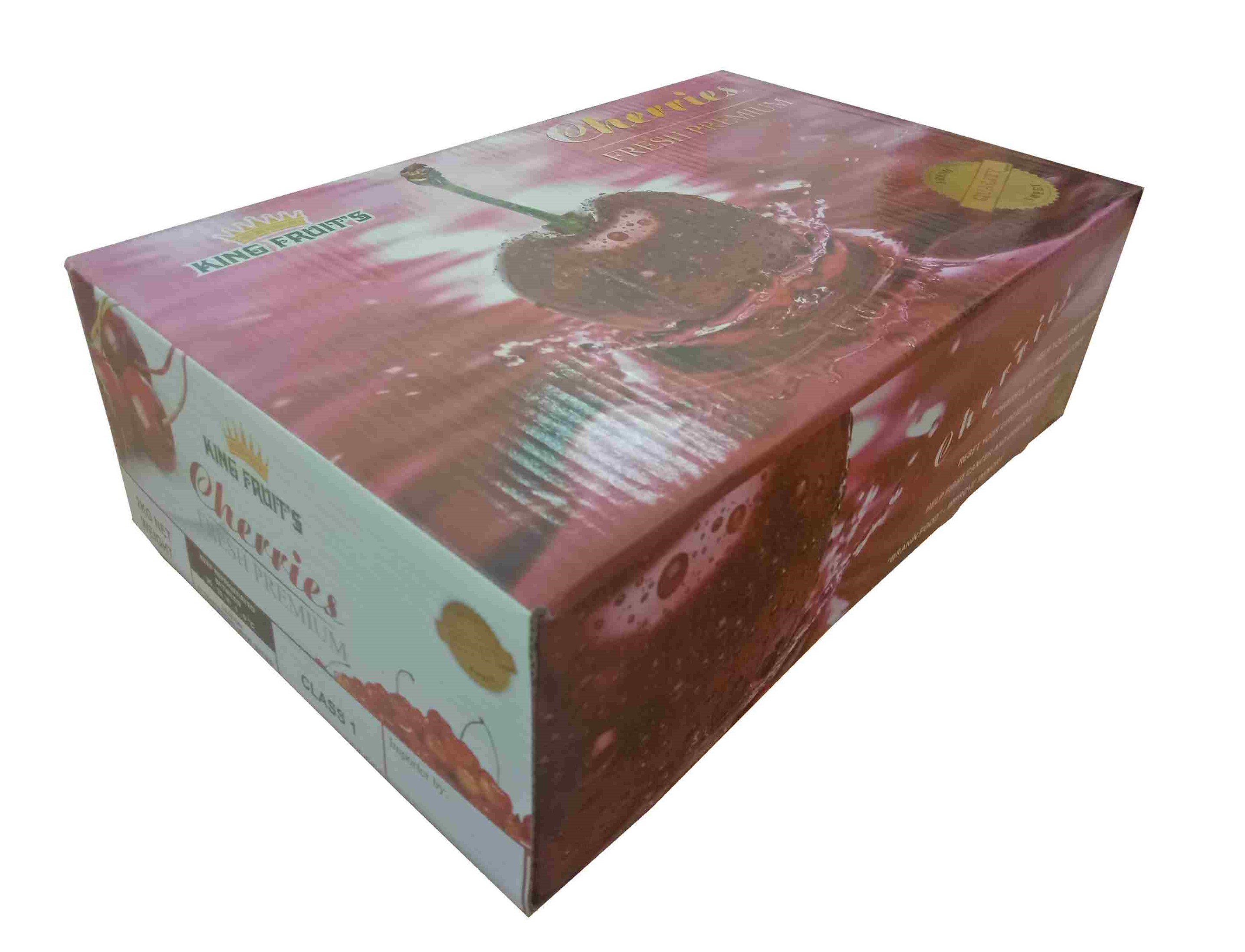 Thùng giấy carton đựng trái cây cherry