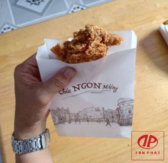Túi giấy đựng gà rán