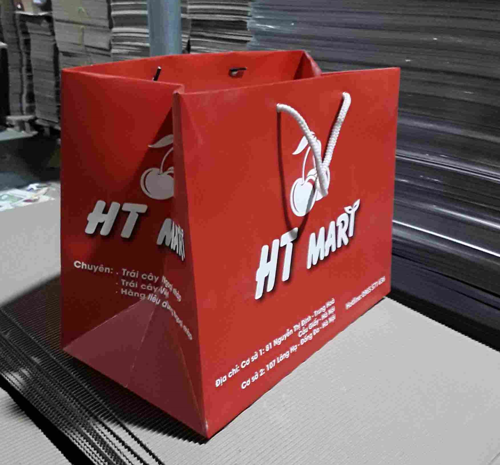 Túi giấy đựng giỏ hoa quả