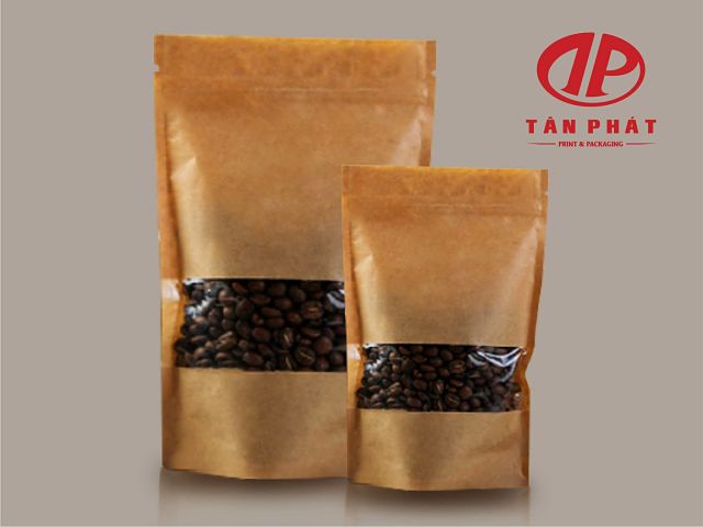 Túi zip kraft đựng cafe