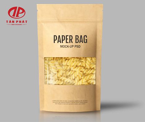 In túi giấy zip đựng thực phẩm khô