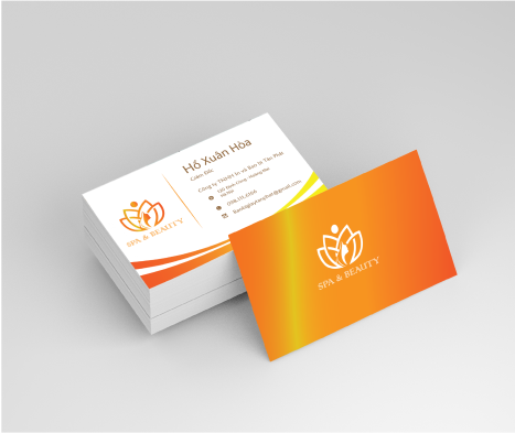 mẫu card visit spa đẹp