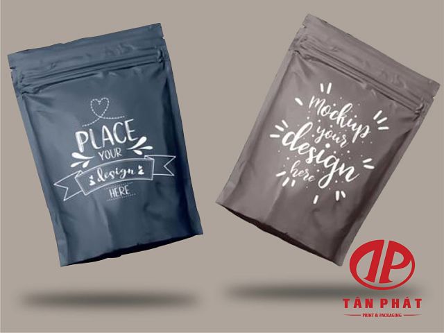 Túi zip giấy kraft đựng thực phẩm