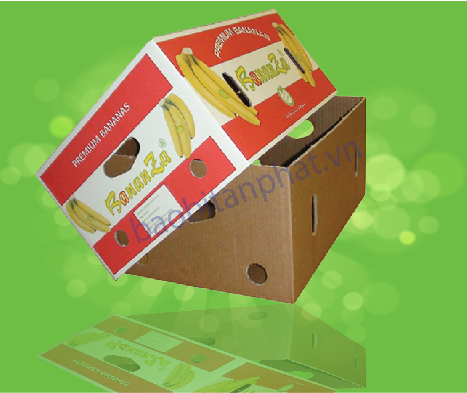 Thùng giấy đựng hoa quả làm từ giấy carton