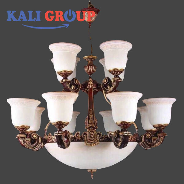 Chùm bát đồng cổ 12 bát KL-DC12/1