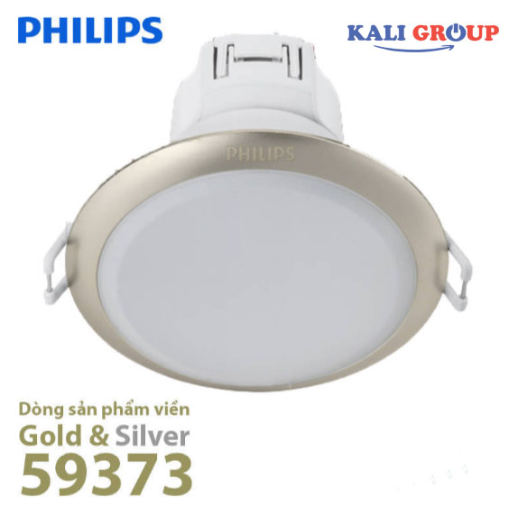 Đèn LED âm trần Philips 59373 Gold & Silver