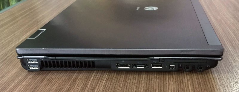 cổng kết nối bên trái HP elitebook 8540w