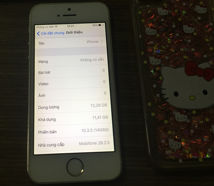 iphone 5s Gold 16gb quốc tế Nguyên Zin
