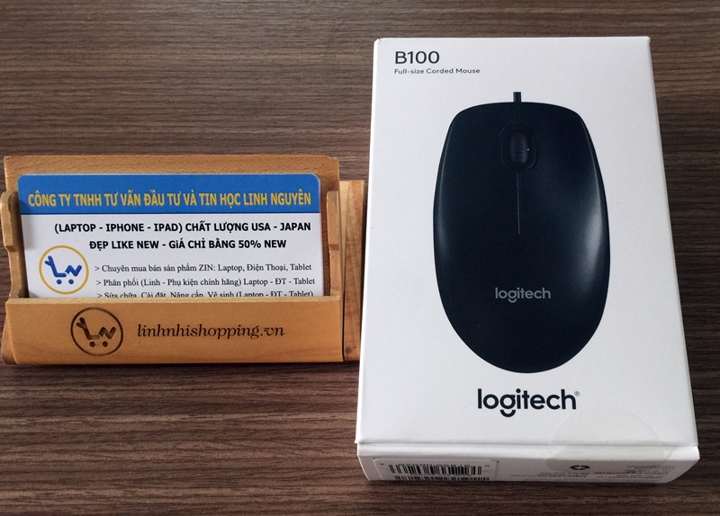 Chuột Dây USB Chính Hãng Logitech B100